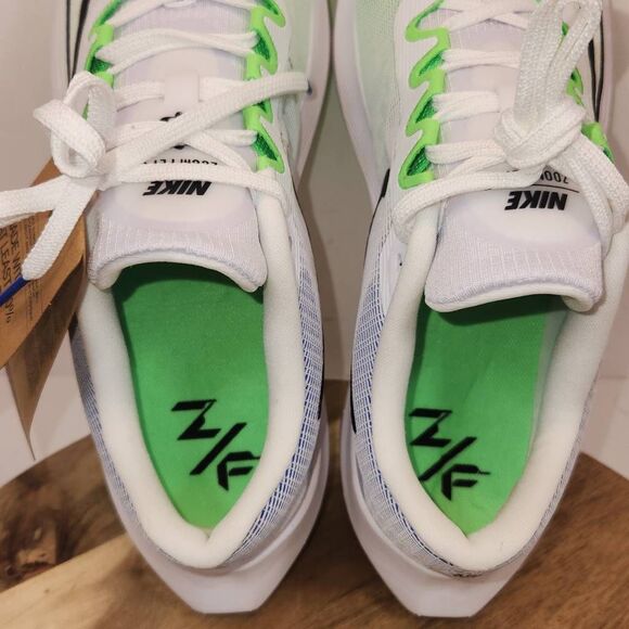 Nike Men's Zoom Fly 5 Green White Size 10 running/training - Picture 11 of 12